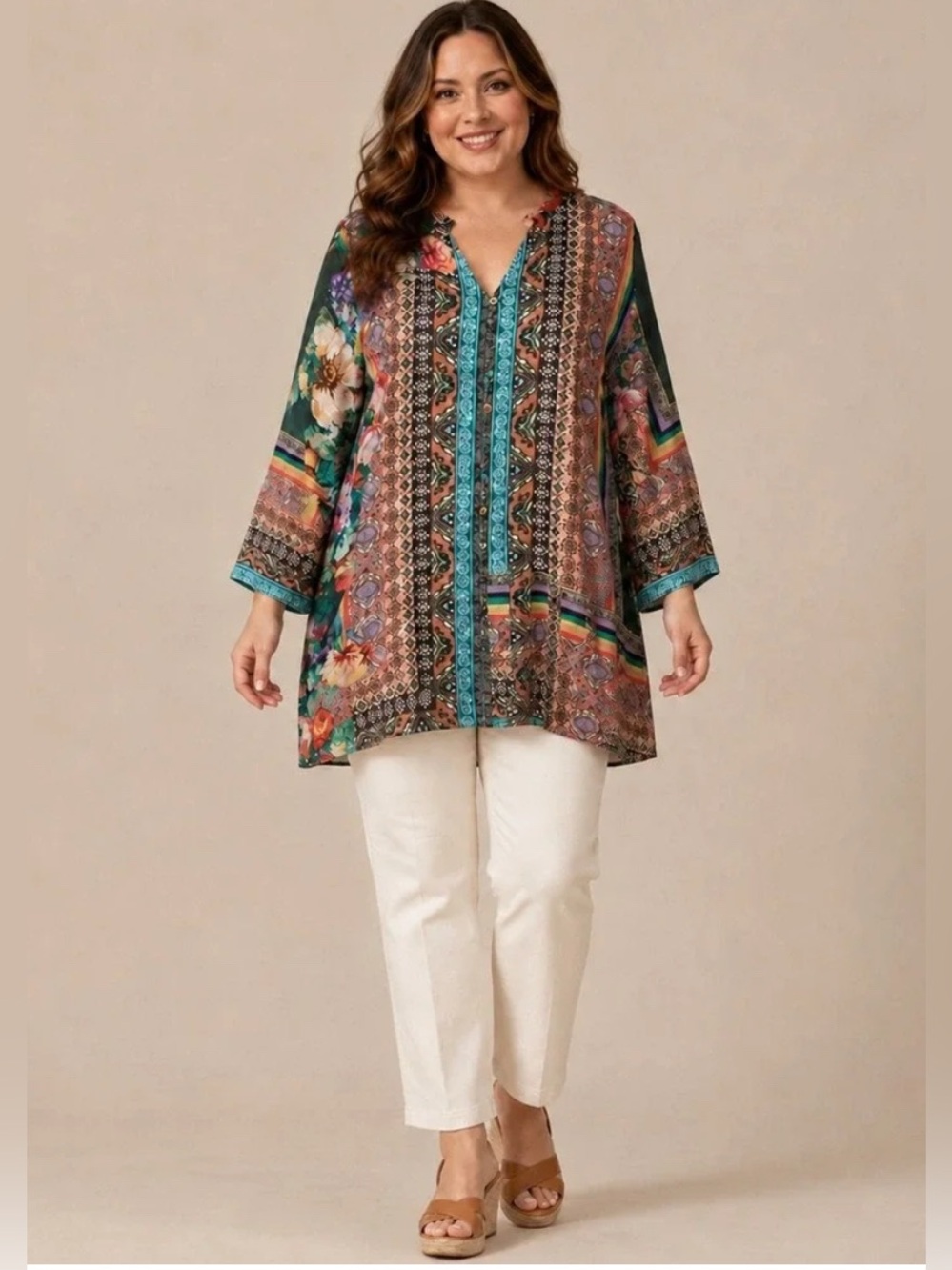 Johnny Was Bethia Silk Blouse